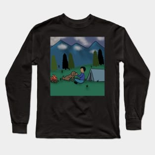 Best camping with my dog Long Sleeve T-Shirt